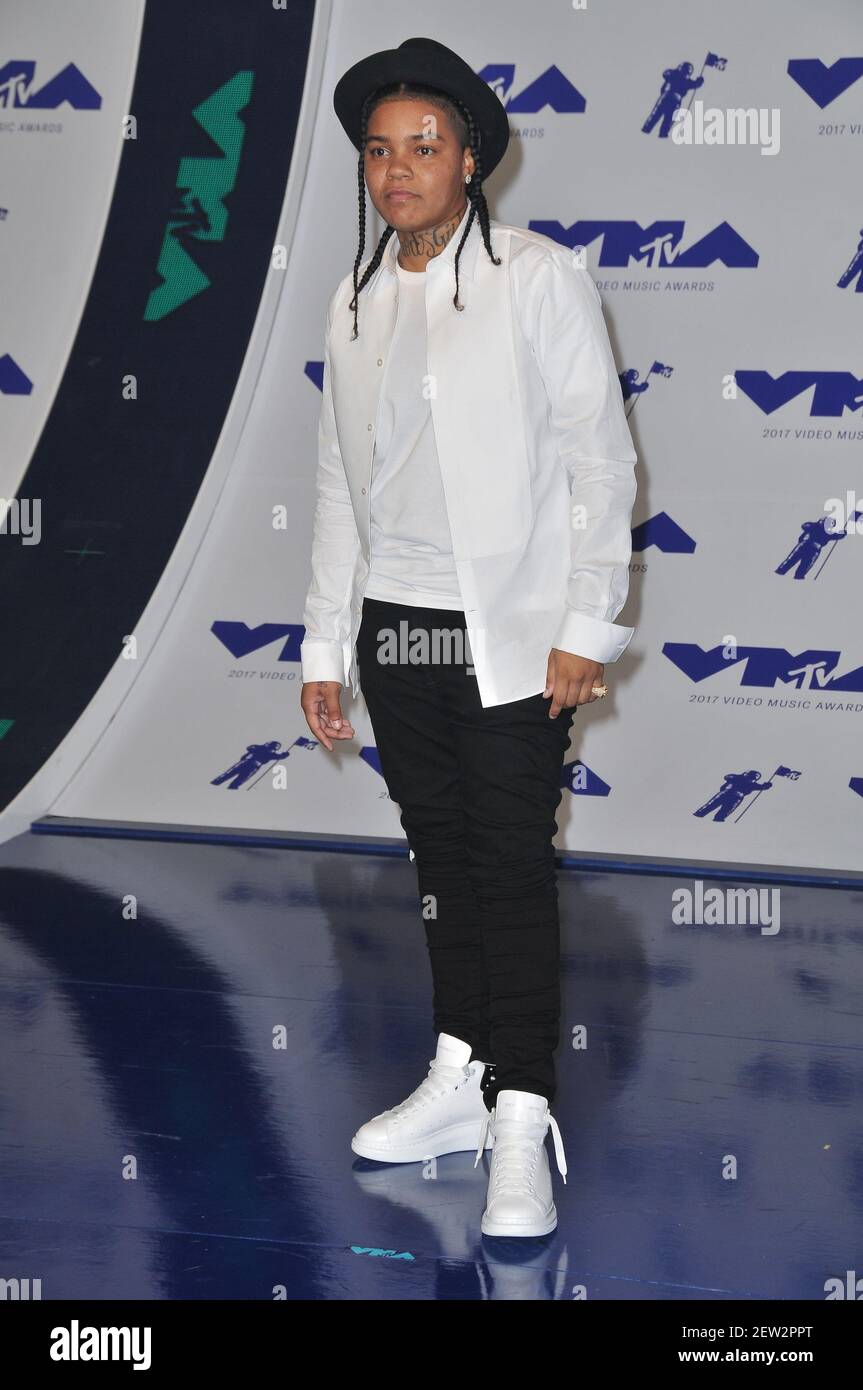 Ma Rapper Young M.A at the 2017 MTV Video Music Awards held at The Forum on ...