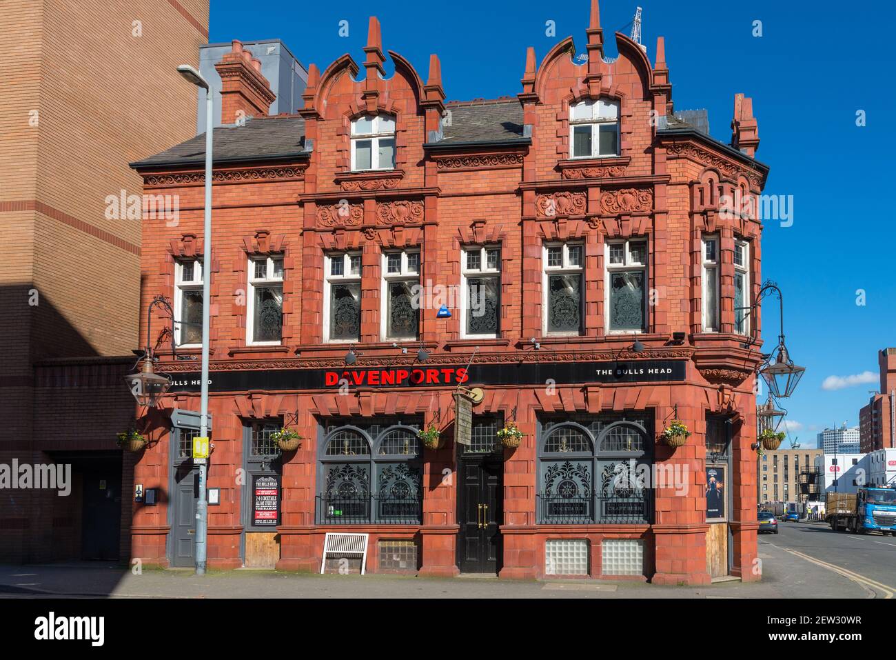 The Bulls Head is a traditional Victorian pub in Birmingham city centre