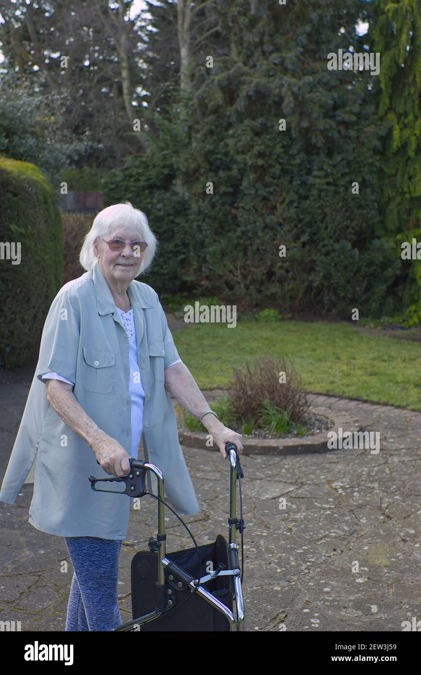 Old Lady Walking Stick High Resolution Stock Photography and Images - Alamy