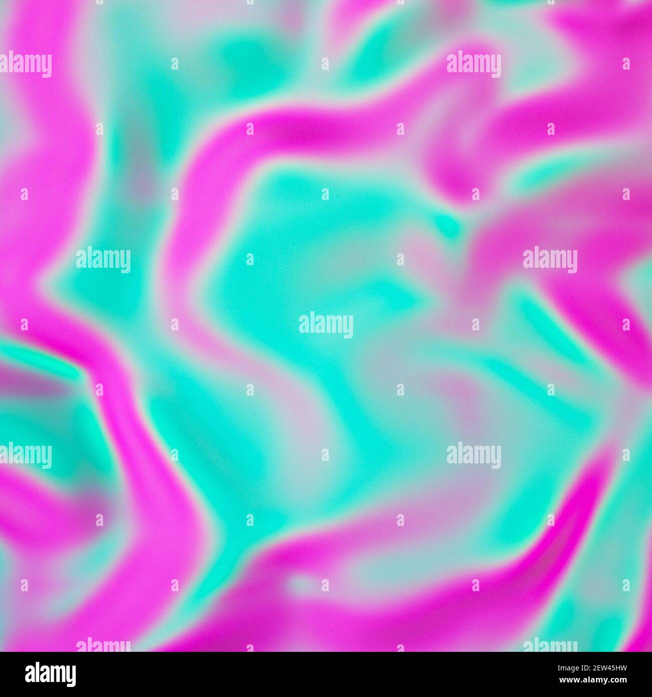 Bright Specular Colored Waves of Abstract Gradient Metallic Shapes