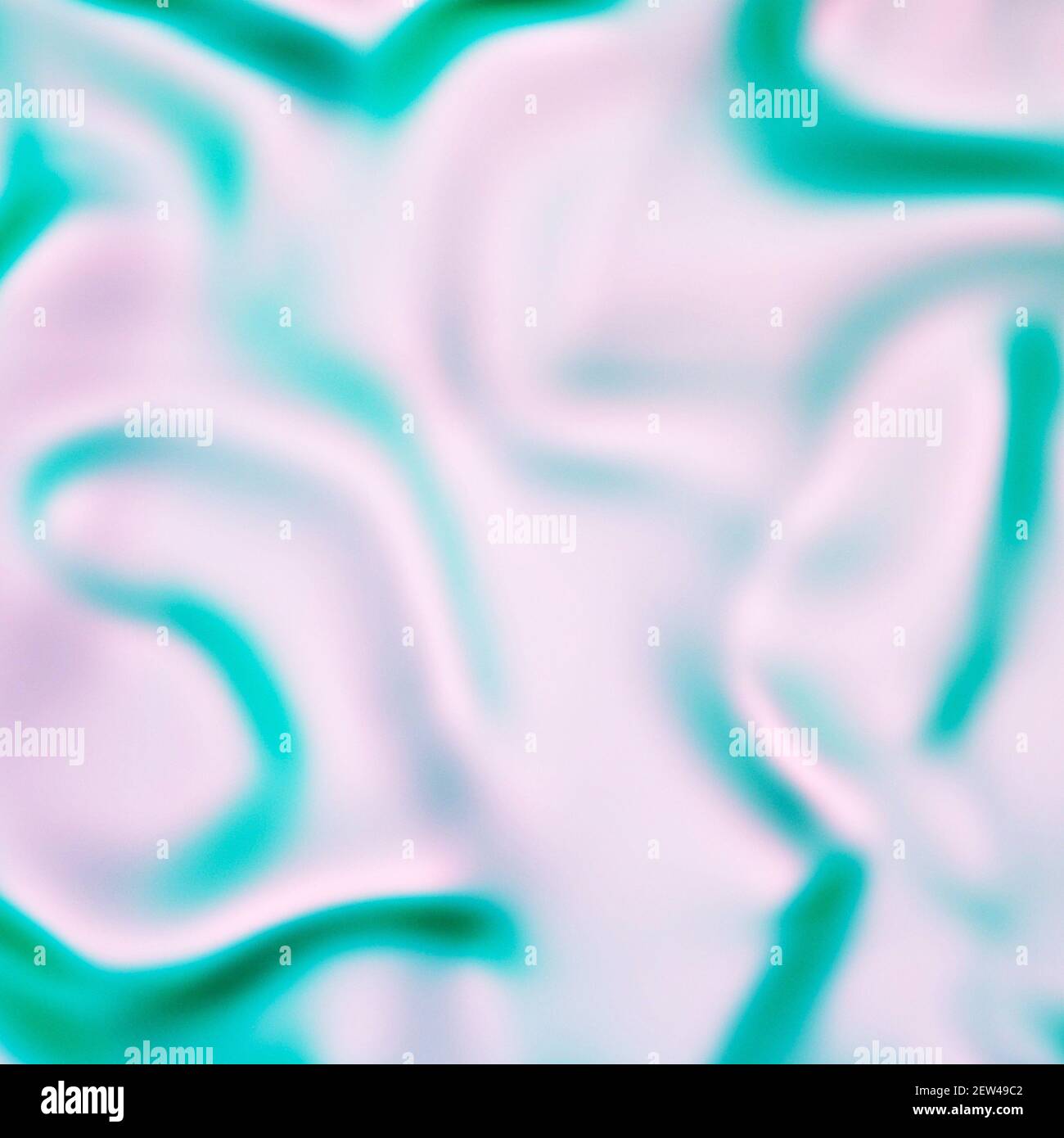 Bright Specular Colored Waves of Abstract Gradient Metallic Shapes. Shiny Neon Colors with Watery Waves is the Best for Generative Gradient Background Stock Photo