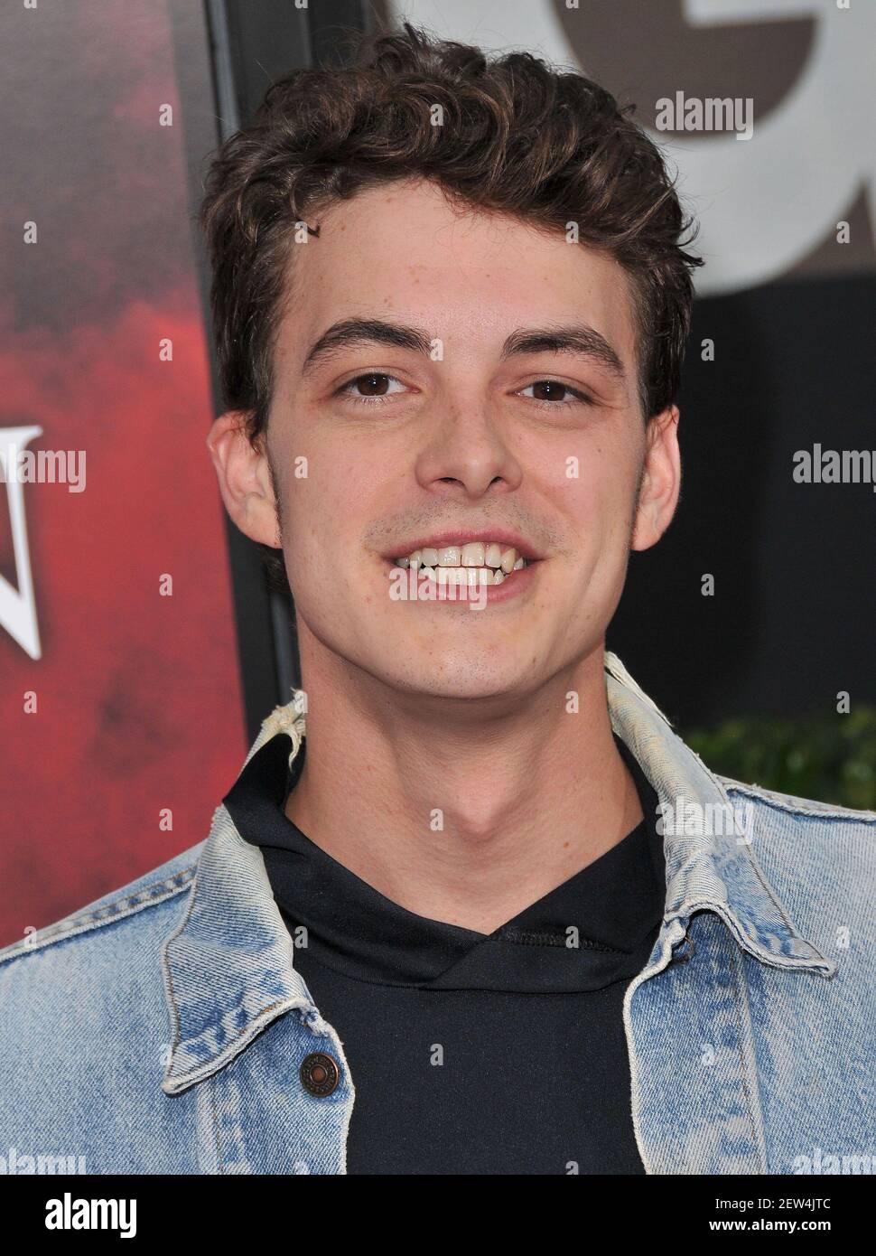 Israel Broussard arrives at the Universal Studios Halloween Horror