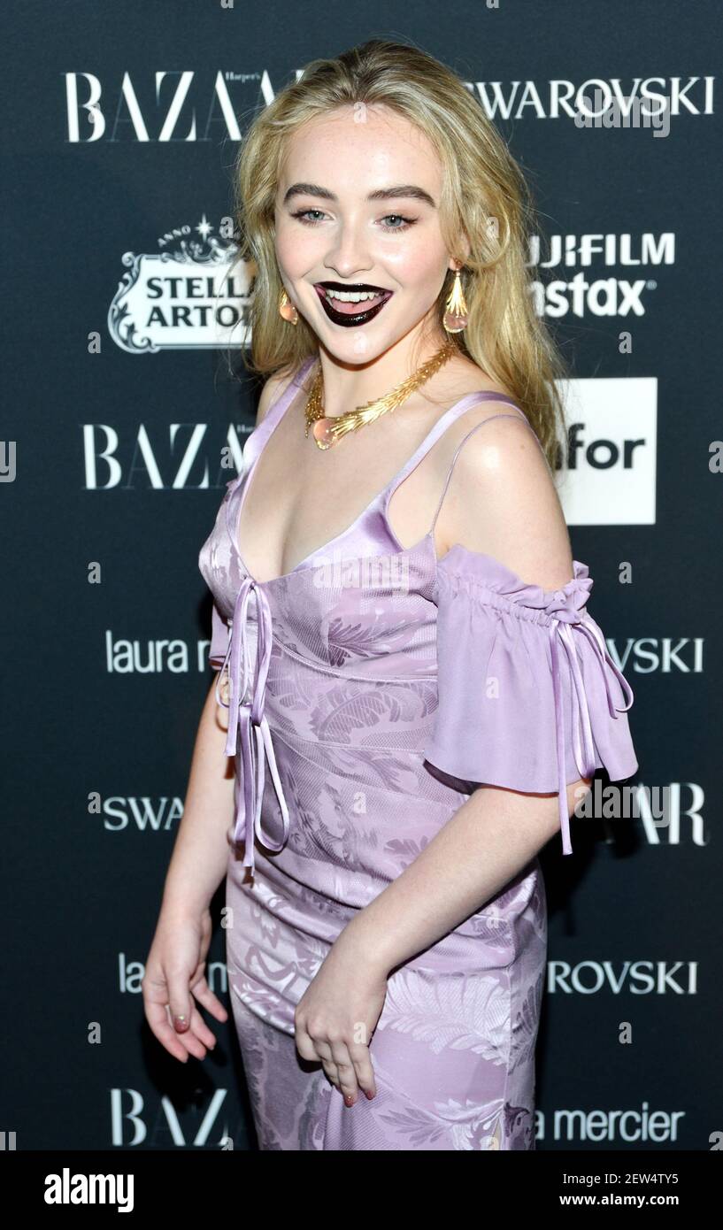 Actress Sabrina Carpenter attends the Harper's Bazaar Icons by Carine ...