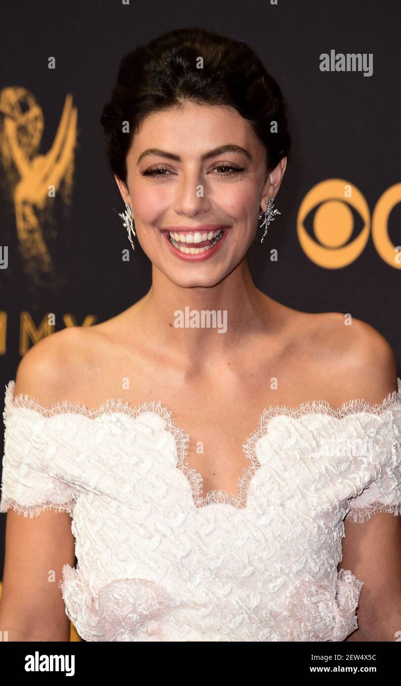 LOS ANGELES, CA - SEPTEMBER 17: Alessandra Mastronardi arrives at the