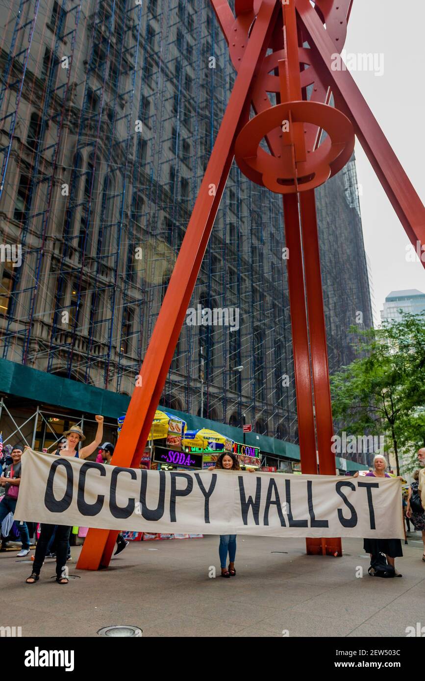 Occupy Wall Street celebrated their 6th anniversary at Zucotti Park