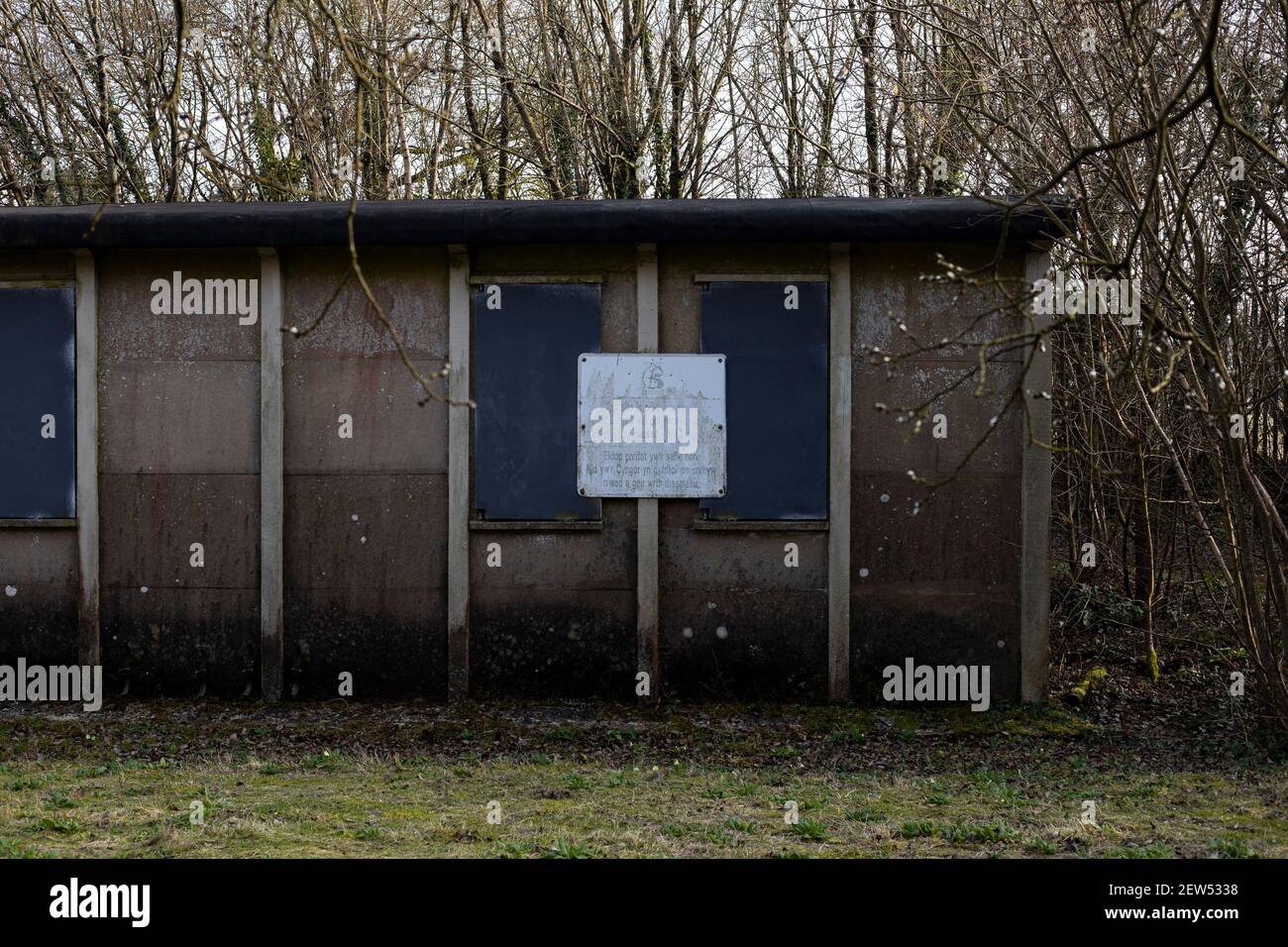 A view of Hut 9 at Island Farm, a World War 2 Prisoner of War Camp in
