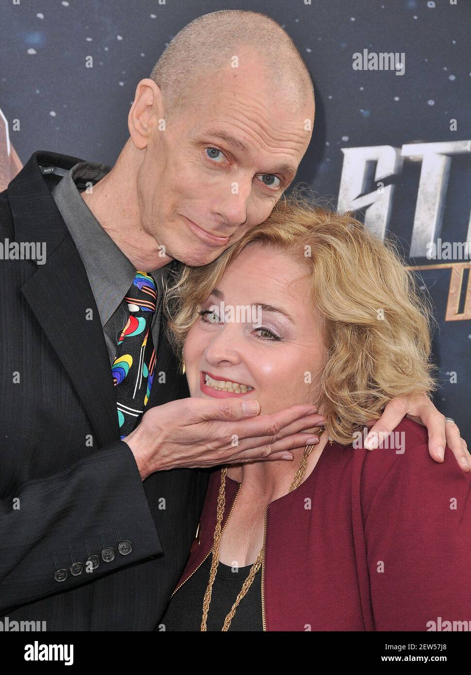 (LR) Doug Jones and Laurie Jones arrives at the "Star Trek Discovery