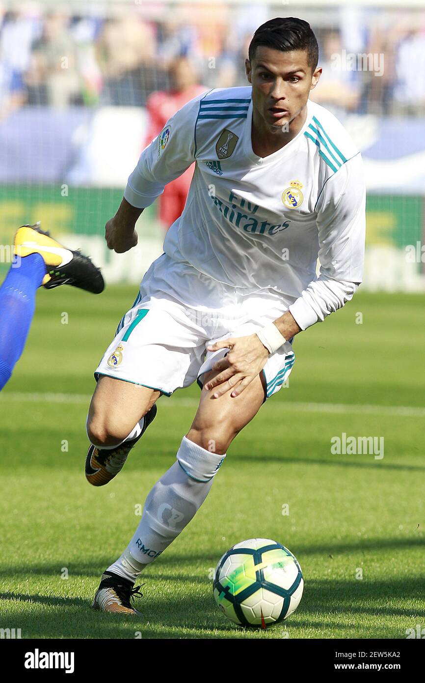 Real Madrid's Cristiano Ronaldo during La Liga match. September 23,2017 ...