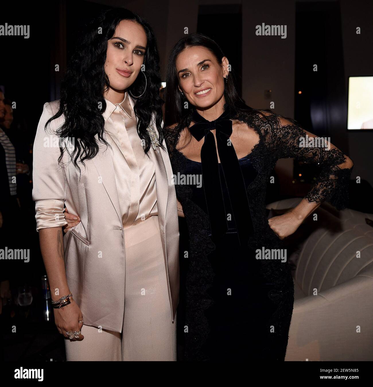 Empire cast members Rumor Willis and Demi Moore celebrate FOX’s New