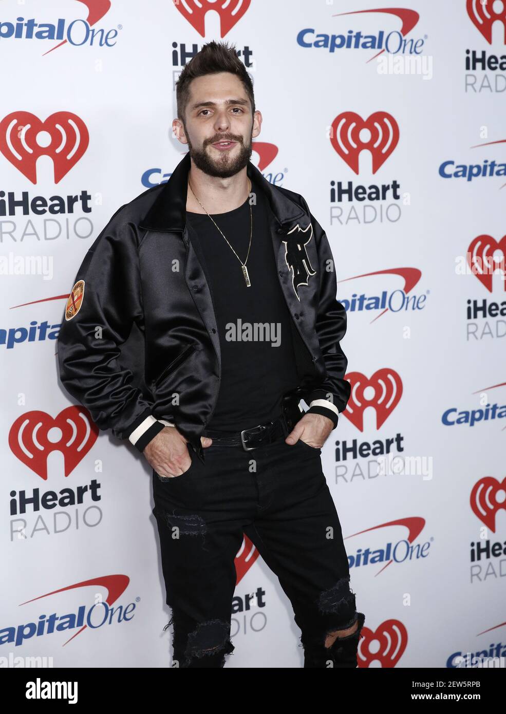Thomas Rhett attends the 2017 iHeartRadio Festival at T-Mobile Arena on ...