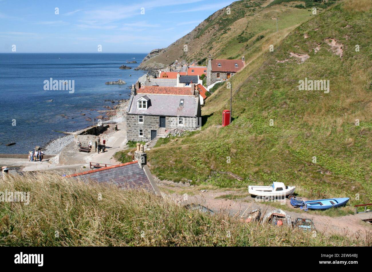 Crovie village, Aberdeenshire, Scotland Stock Photo Alamy