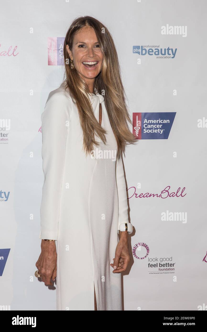 Model Elle Macpherson attends the 2017 DreamBall To Benefit Look Good Feel  Better at Cipriani 42nd Street on September 27, 2017 in New York City.  (Photo by Joe Russo / imageSPACE Stock Photo - Alamy