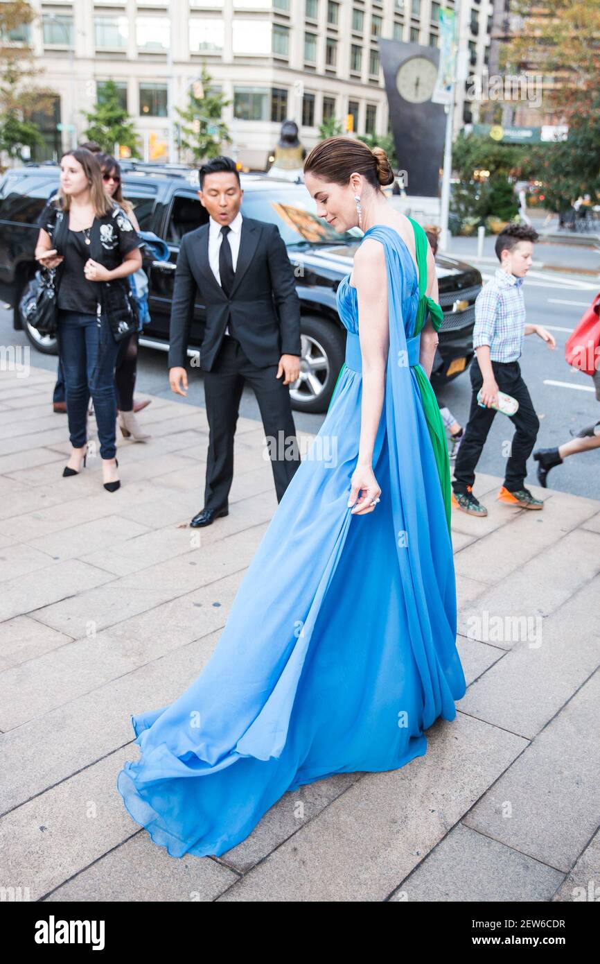 Actress Michelle Monaghan and Designer Prabal Gurung attend the New