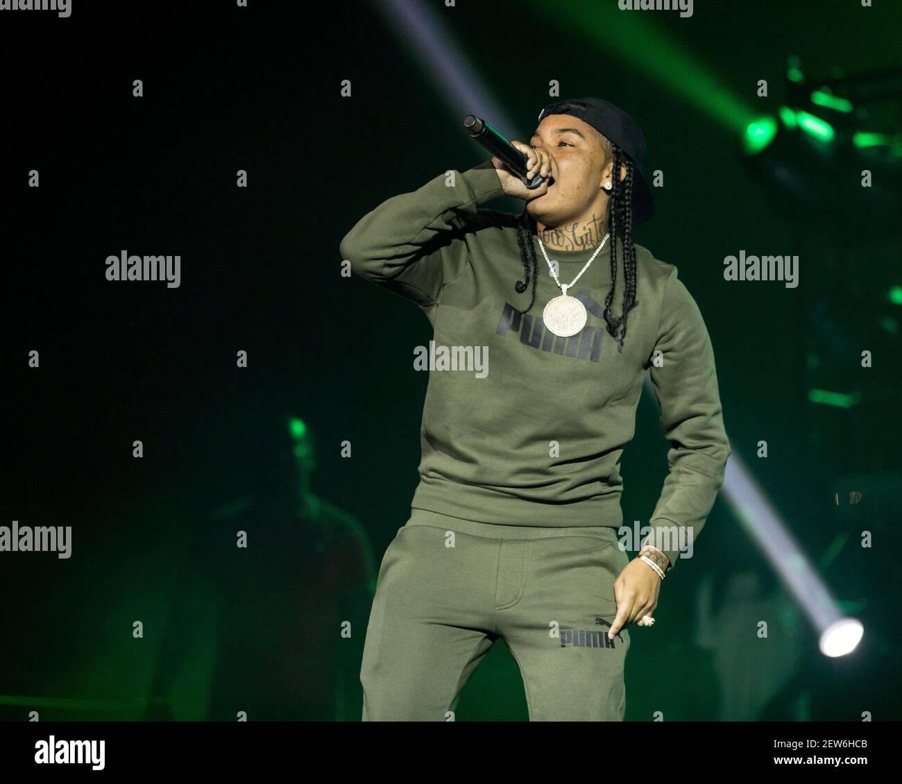 Young M.A. (Katorah Marrero) during the Freshmen Concert at UIC