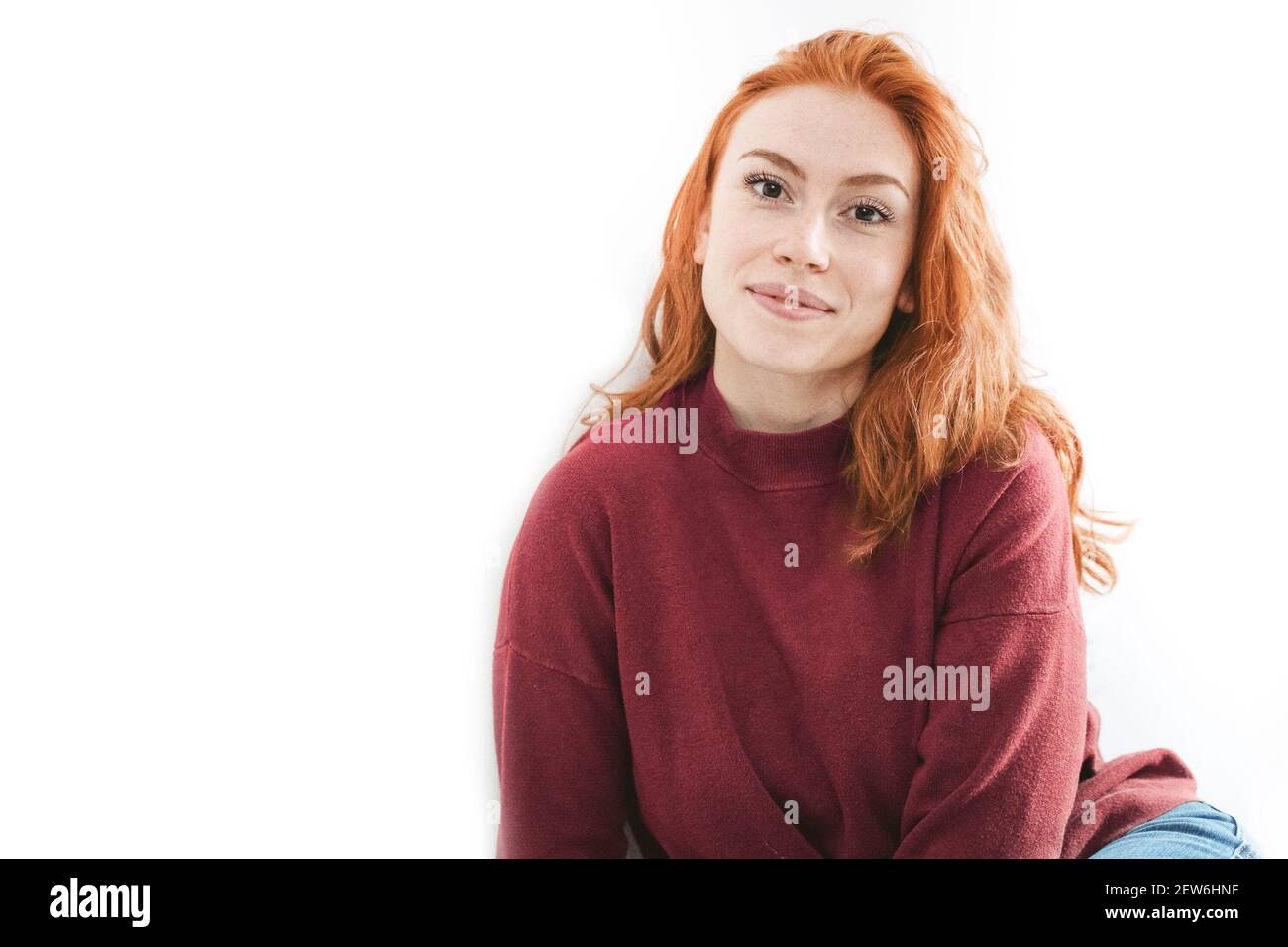 Ginger haired model hi-res stock photography and images - Alamy
