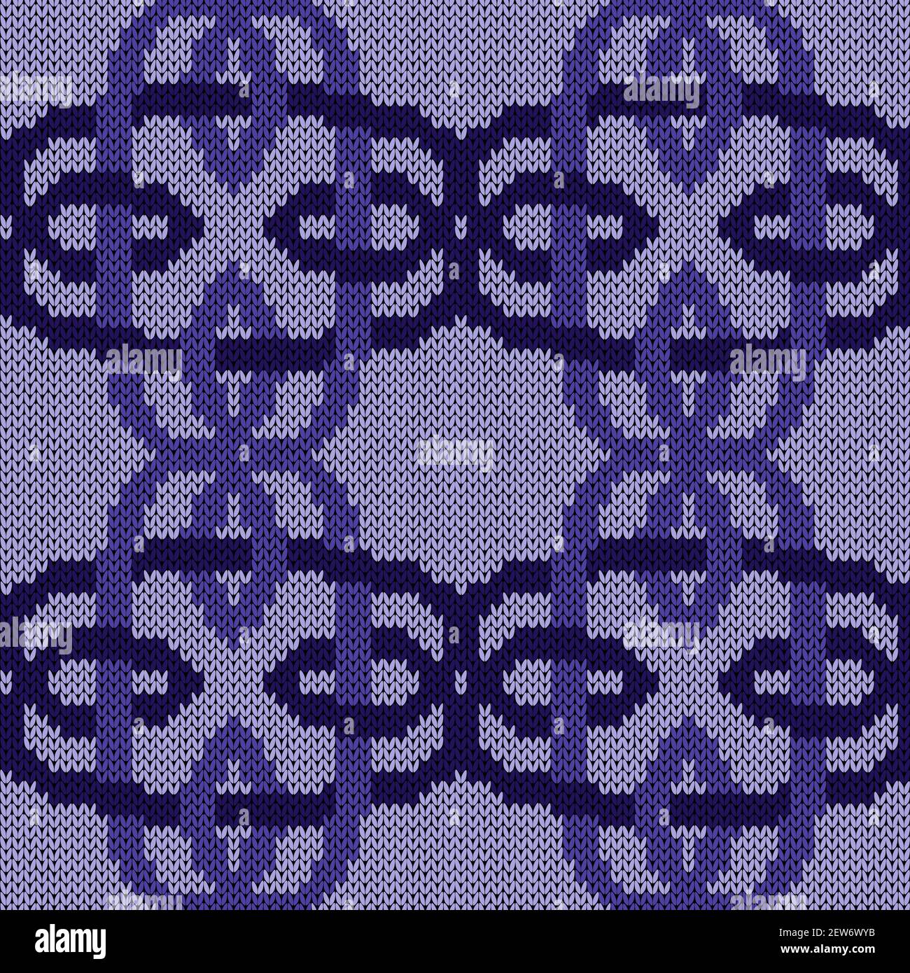 Geometrical seamless knitted vector pattern as a fabric texture in ...