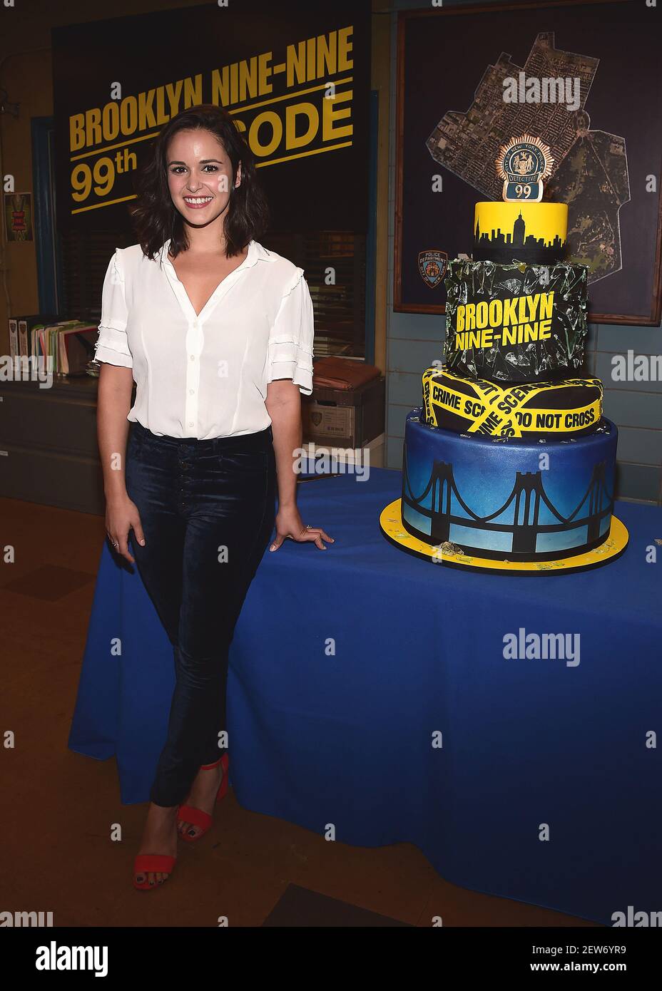 STUDIO CITY - OCTOBER 4: Melissa Fumero at Fox's "Brooklyn Nine-Nine