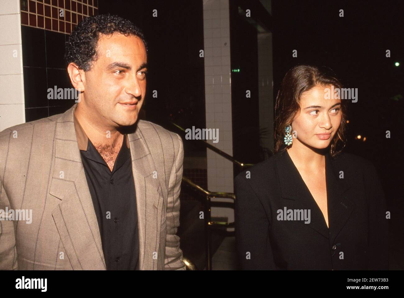 Dodi Al-Fayed and Charlotte Lewis 1988 Credit: Ralph Dominguez/MediaPunch Stock Photo