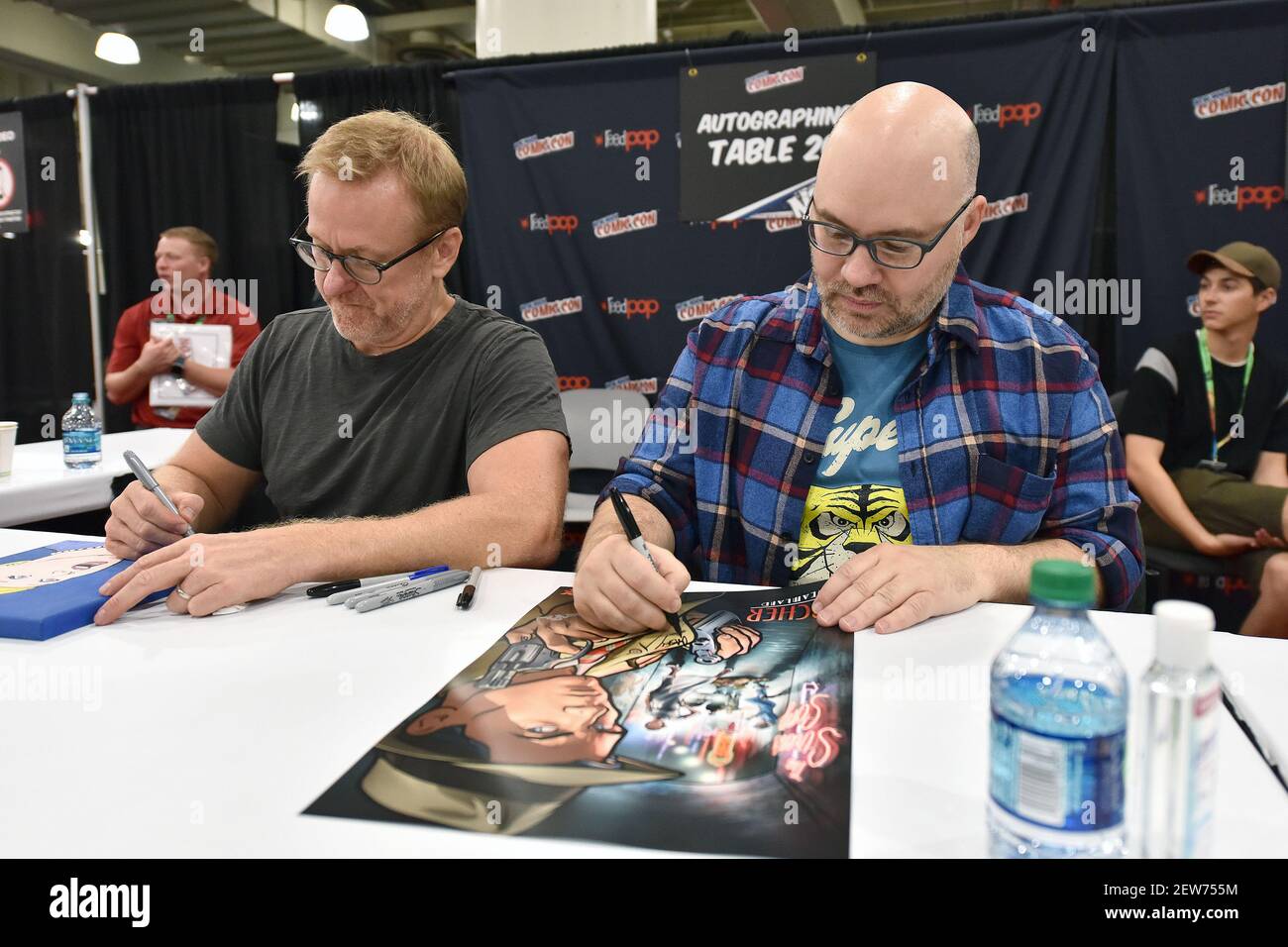 NEW YORK OCTOBER 7 Coexecutive producers Matt Thompson and Casey