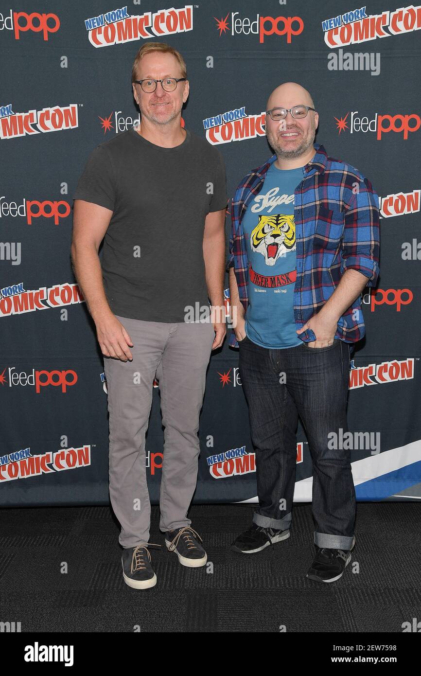 NEW YORK OCTOBER 7 (LR) CoExecutive Producers Matt Thompson and