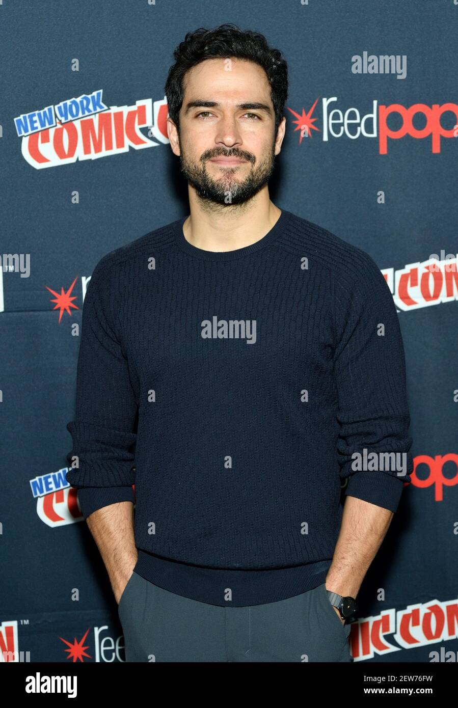 New York October 8 Actor Alfonso Herrera Of Fox S The Exorcist At The 2017 New York Comic Con At The Javits Convention Center On October 8 2017 In New York City