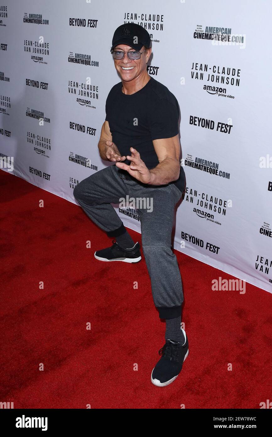 Jean-Claude Van Damme at the Beyond Fest Screening and Cast/Creator Panel  of Amazon Prime Video's exclusive series "Jean-Claude Van Johnson" held at  the Egyptian Theatre on October 09, 2017 in Hollywood, California,