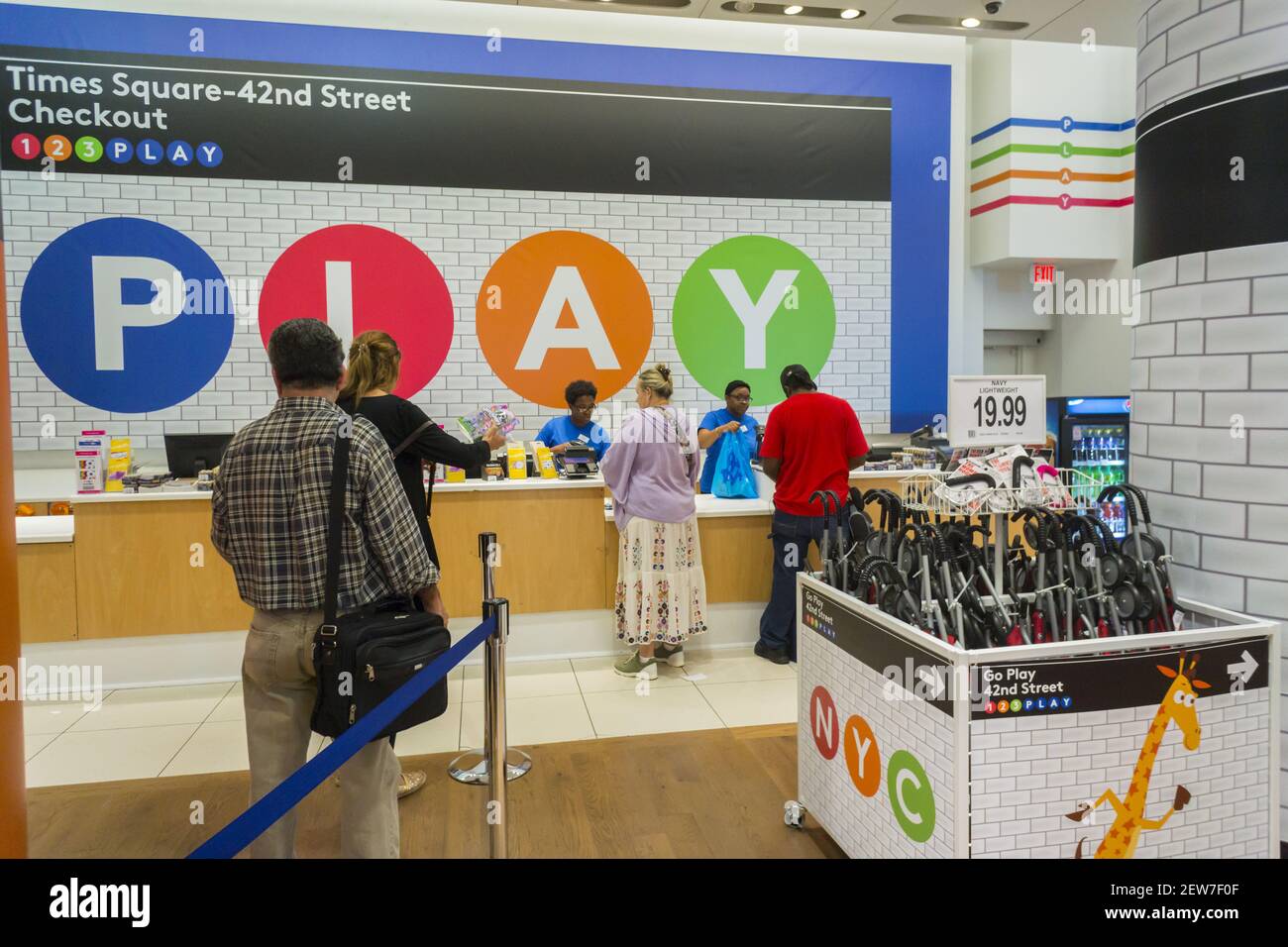 The temporary Toys R Us location in Times Square in New York on