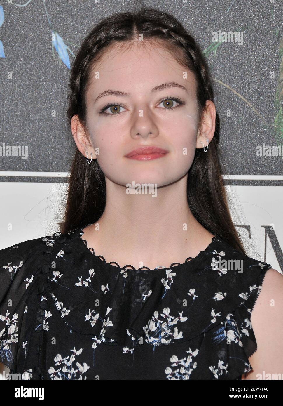 Mackenzie Foy arrives at the ERDEM x H&M Los Angeles Event held at The