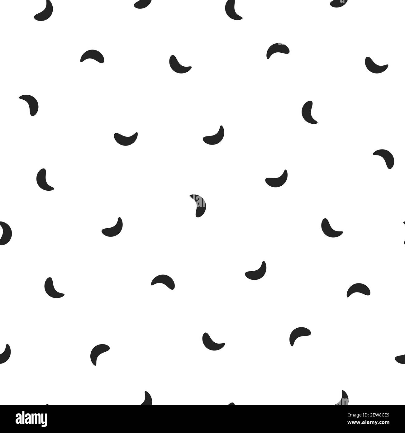 Seamless abstract pattern of little black shabby strokes or spots on ...