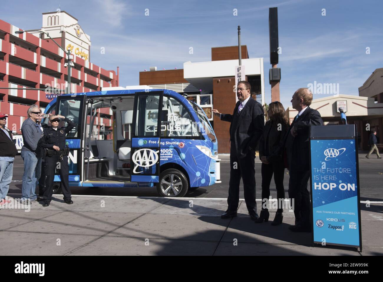 NASCAR driver Danica Patrick, center, Penn Jillette, left, and Raymond