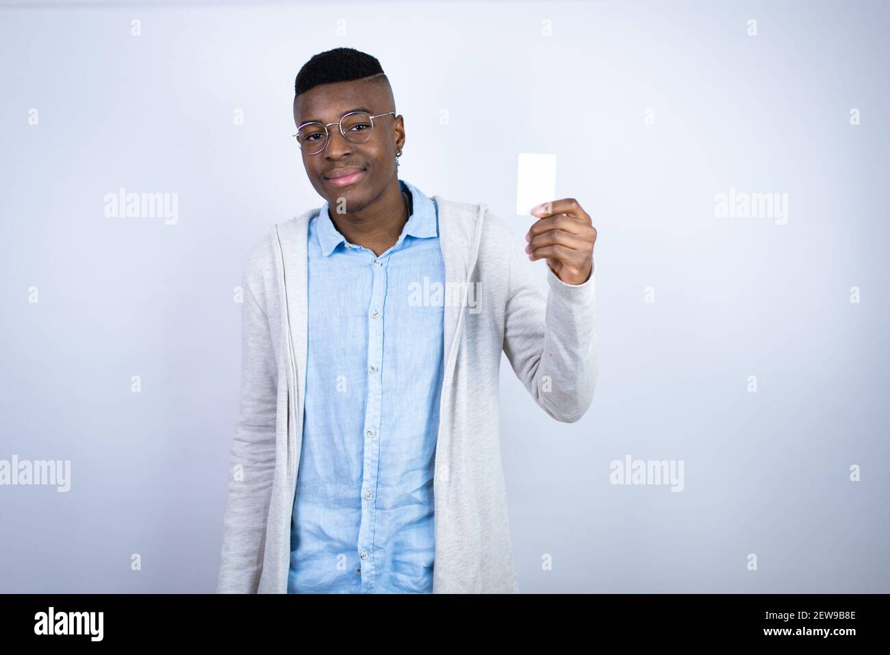 Young handsome african american man wearing casual clothes smiling and ...