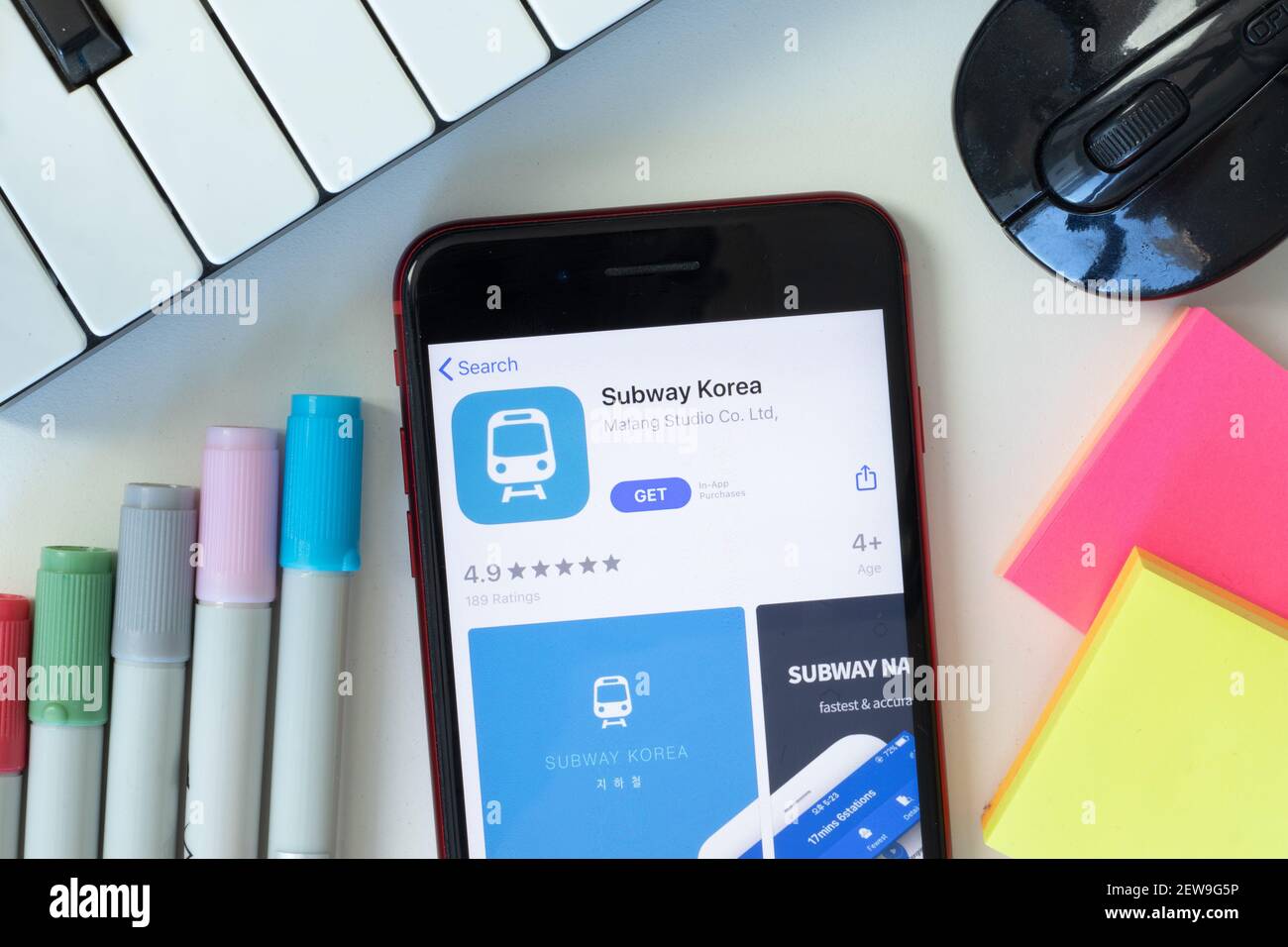 Ryazan, Russia - May 03, 2018: Subway Surfers mobile app on the display of  tablet PC Stock Photo - Alamy