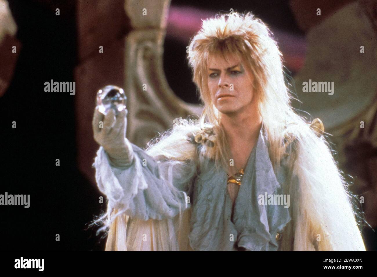 David Bowie, "Labyrinth" (1986) Tri-star Pictures. Photo Credit: Tri-star Pictures/The Hollywood Archive-  File Reference # 34082-847THA Stock Photo