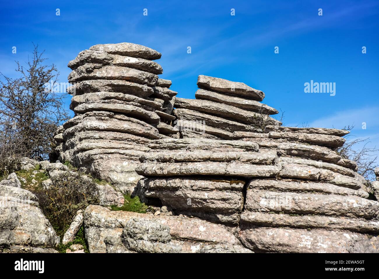 El Torcal National Geological Park Andalusia Spain Stock Photo - Alamy