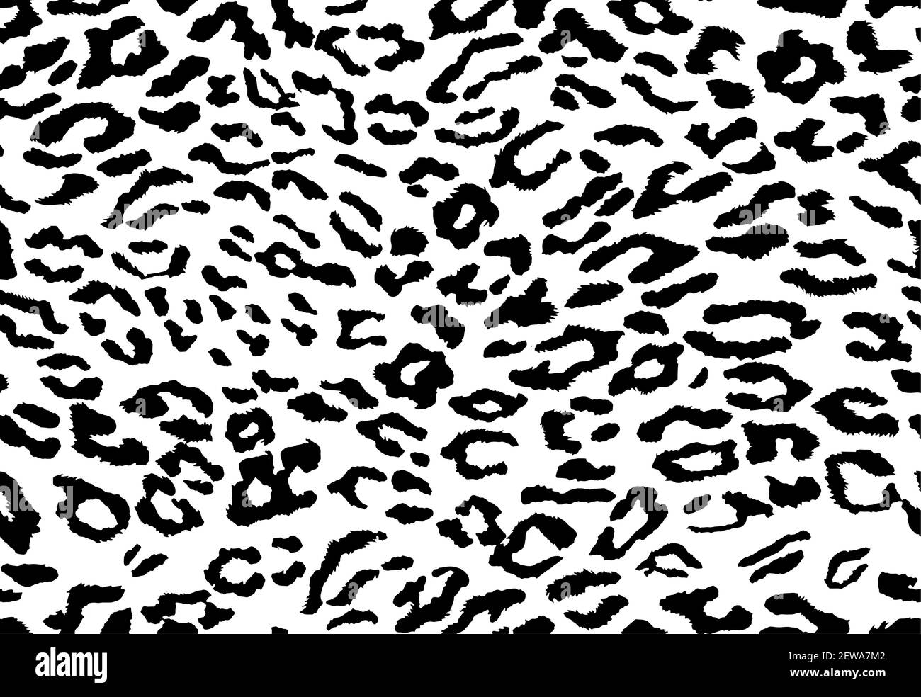 Vector leopard background. Seamless animal pattern Stock Vector Image ...