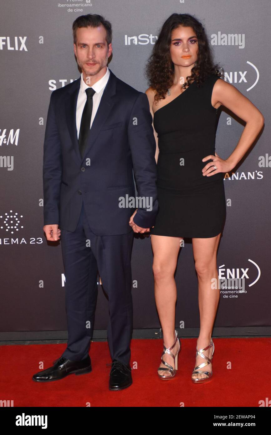 Andrea Garrote is seen arriving at red carpet of Fenix Film Awards on