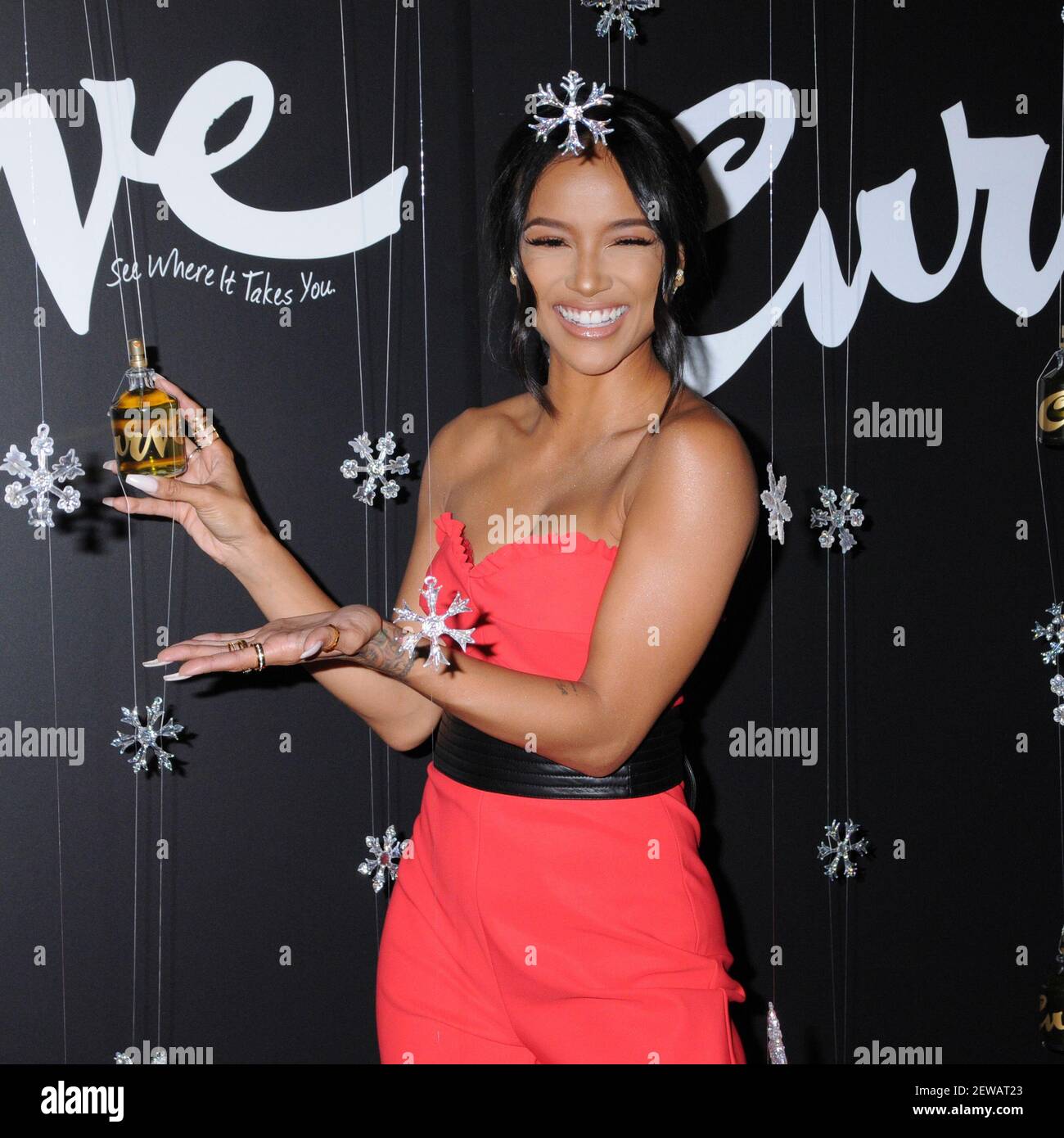 CURVE Fragrances for Men Holiday Party hosted by Karrueche Tran, at the