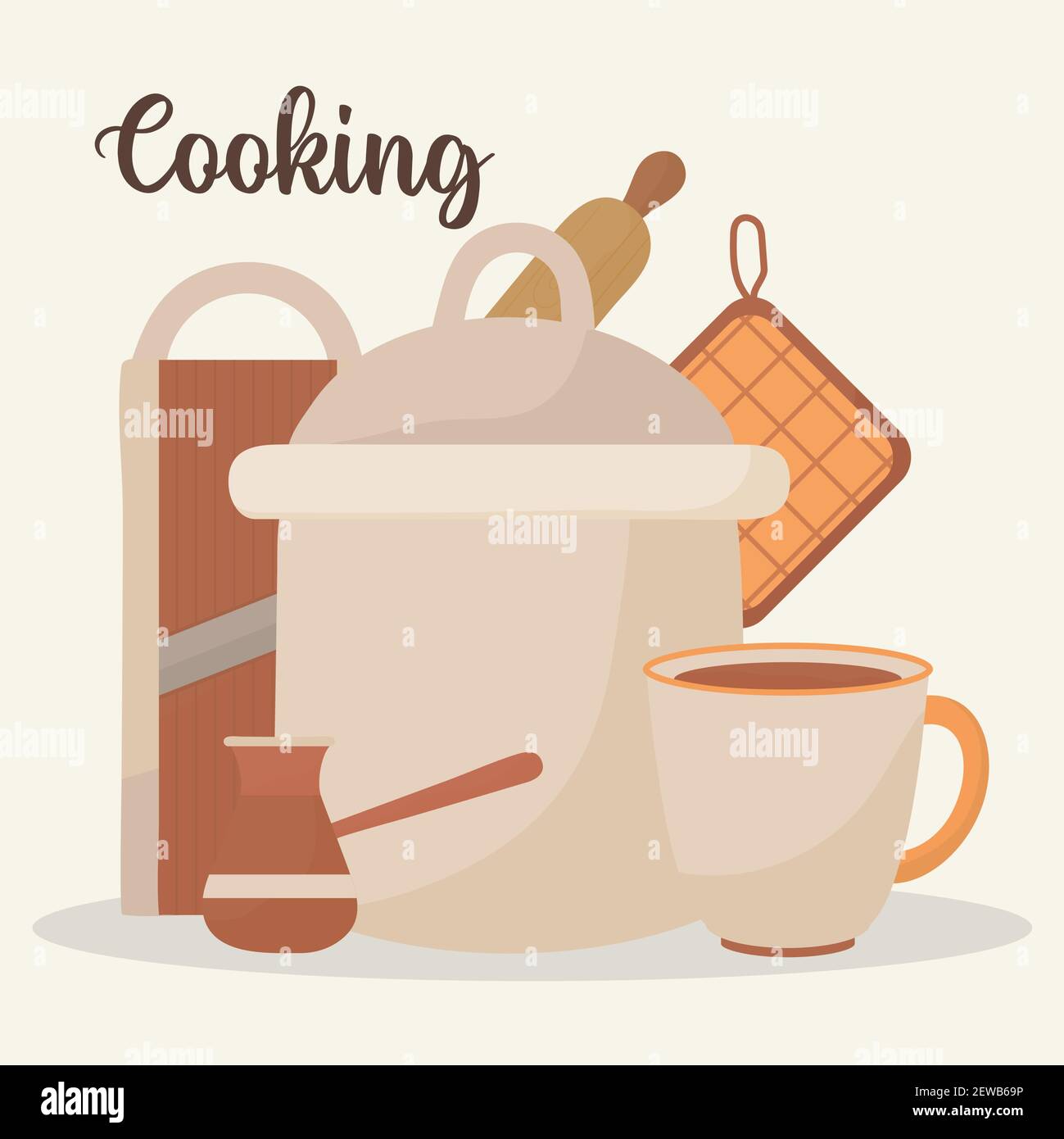 cooking equipment poster Stock Vector Image & Art - Alamy