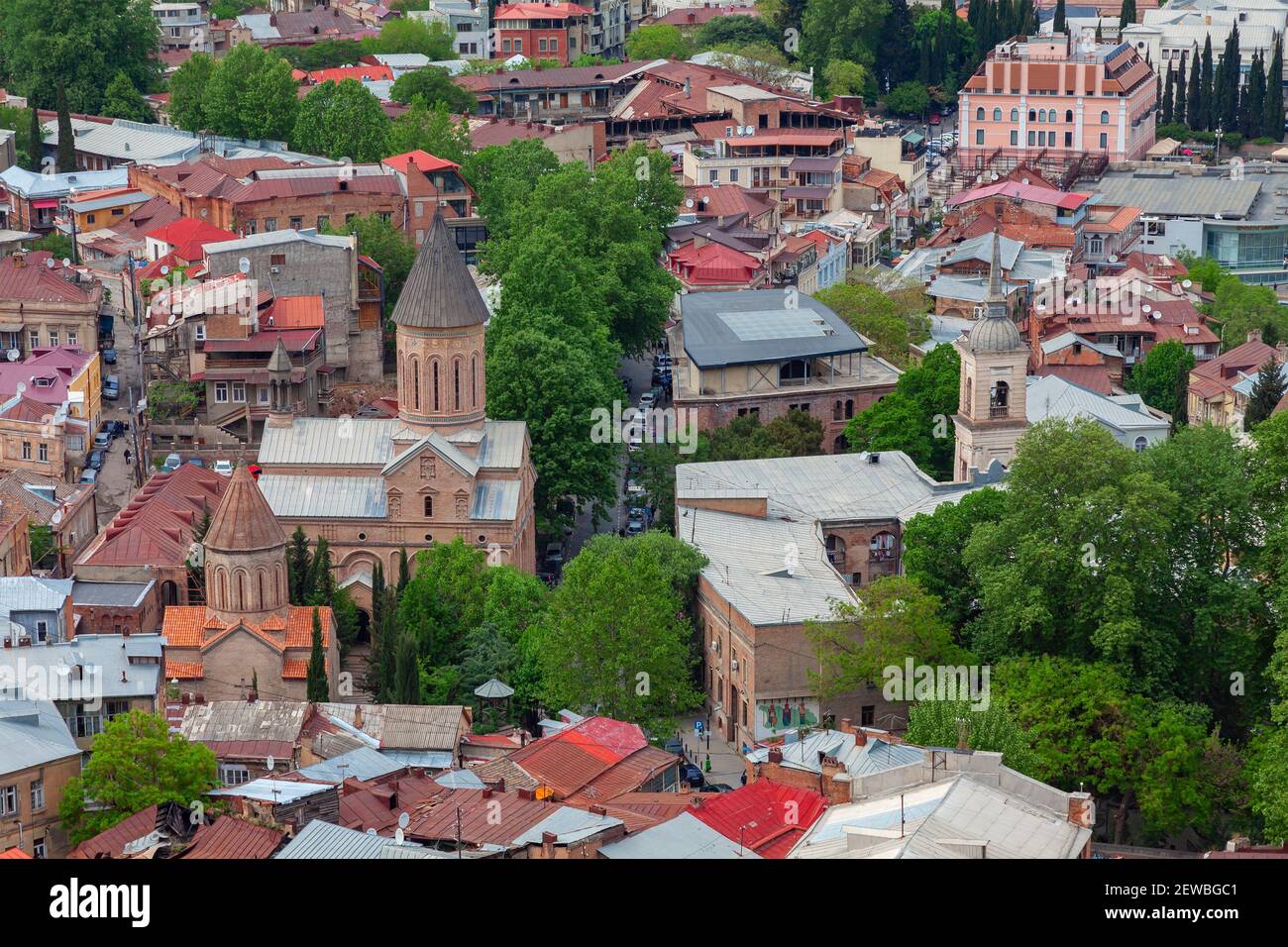 Bird's eye view of the city Stock Photo - Alamy