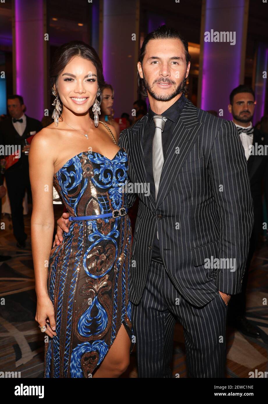 MIAMI, FL - MAY 19: Zuleyka Rivera and German Rosete Tulum are seen during  arrivals at The FedExSt. Jude Angels and Stars Gala on May 19, 2018  inMiami, Florida. (Photo by Alberto