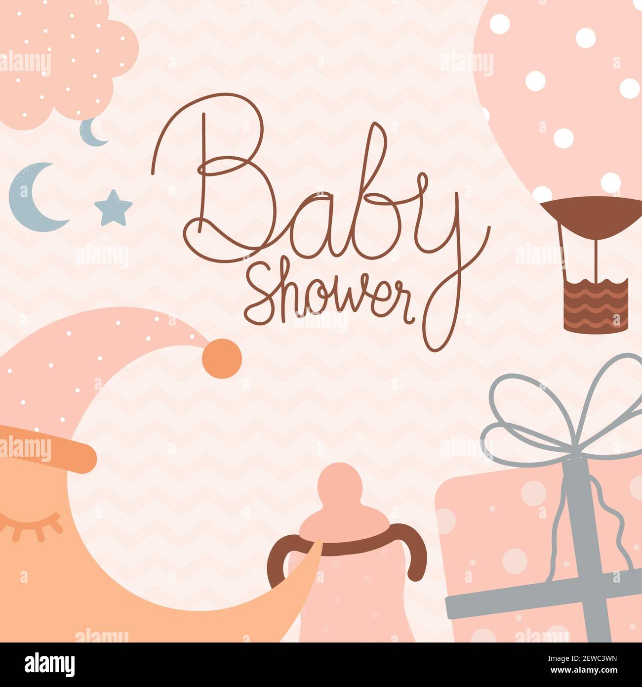 baby shower letter Stock Vector Image &amp; Art - Alamy