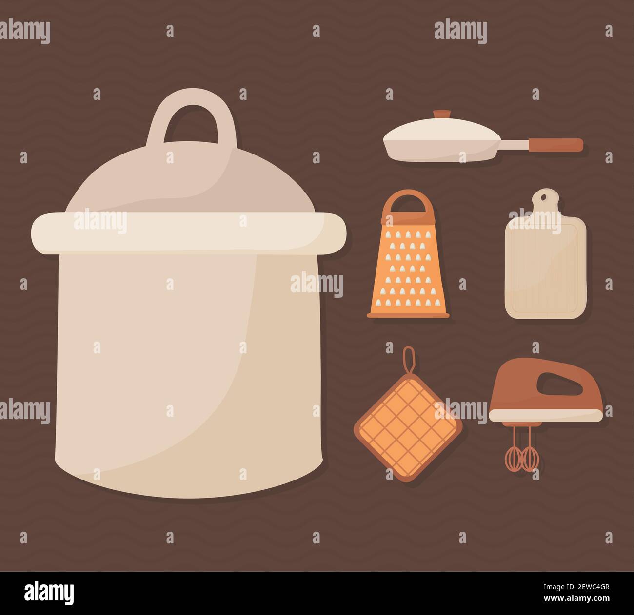 cooking set icons Stock Vector Image & Art - Alamy