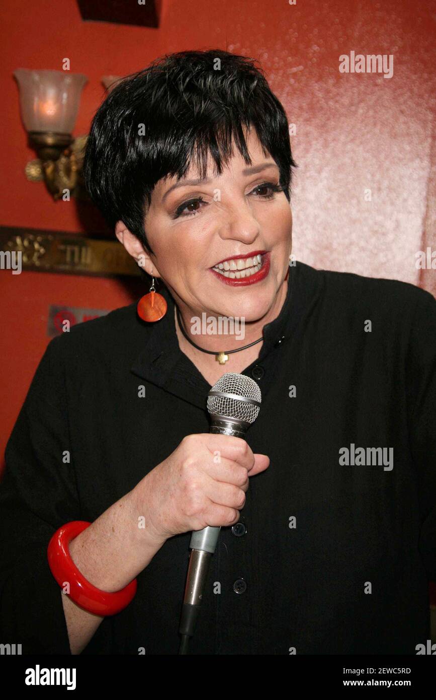 Liza Minnelli judging dogs at the Rubyfruit Pet Pride Pageant benefiting the Mayor's Alliance