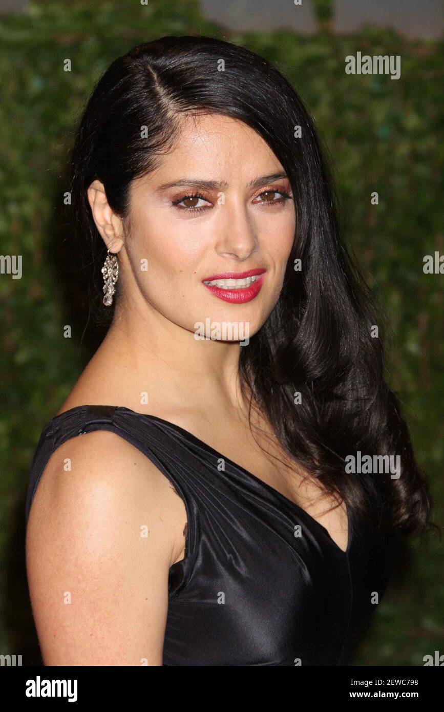 Salma Hayek attends the Vanity Fair Oscar Party at Sunset Tower in West