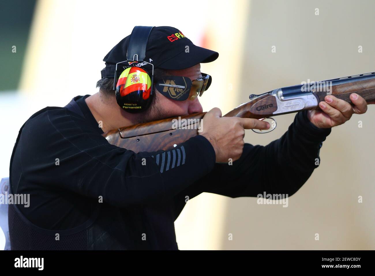 Cairo Egypt 2nd Mar 2021 Alberto Fernandez Of Spain Competes During The Men S Trap Final At The Issf World Cup Shortgun In Cairo Egypt On March 2 2021 Credit Ahmed Gomaa Xinhua Alamy Live