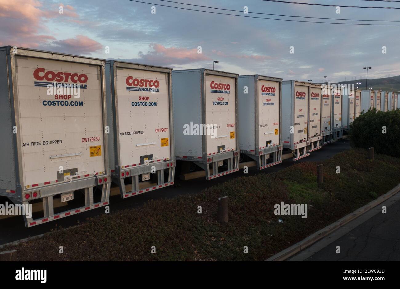 Costco Distribution Center on March 27, 2020 in Tracy, Calif. Photo by