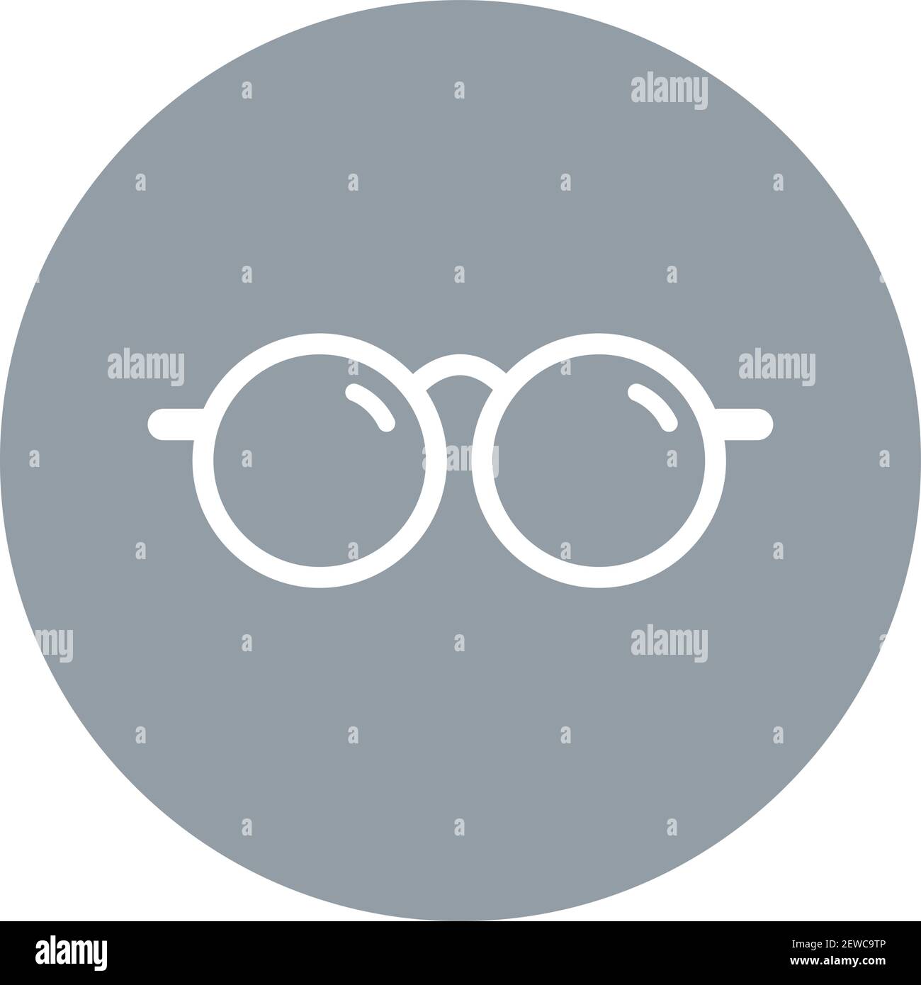 Chess glasses, illustration, vector on white background. Stock Vector