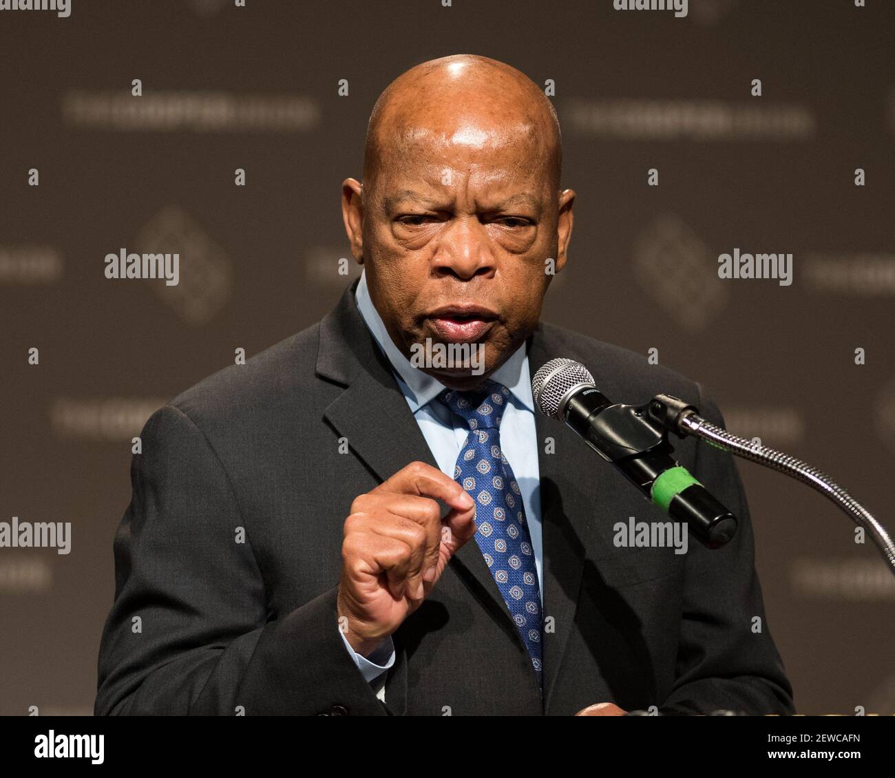 Congressman John Lewis speaking at Cooper Union in New York City on May 11, 2017. (Photo by