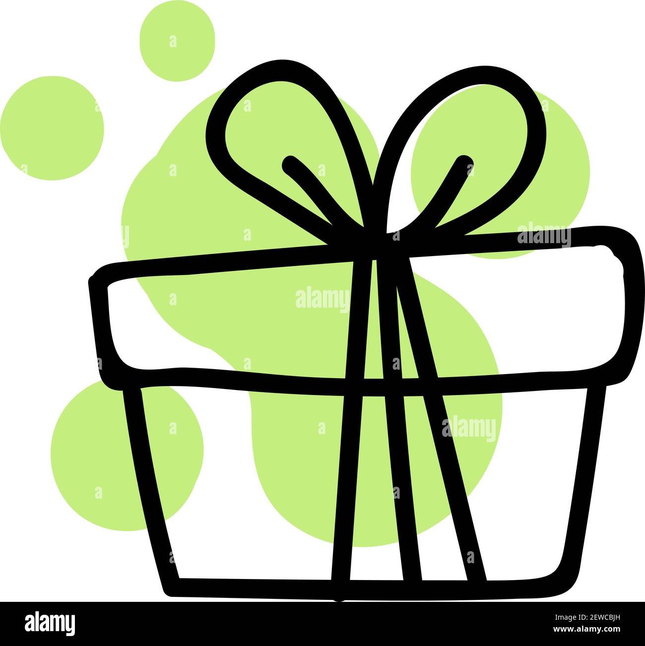Present Inlustration Greeting present, illustration, vector on white background Stock Vector ...