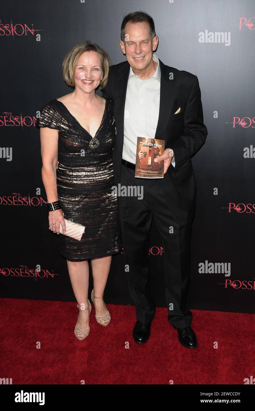 Jason Haxton and Guest at premiere of 'The Possession' held at ArcLight ...